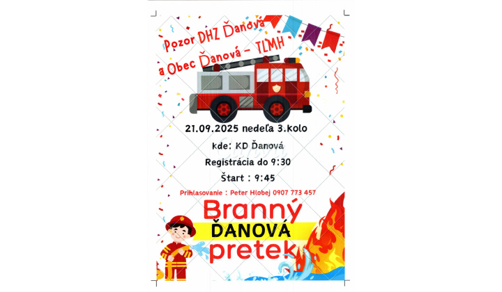 Branný pretek - Turčianska liga mladých hasičov