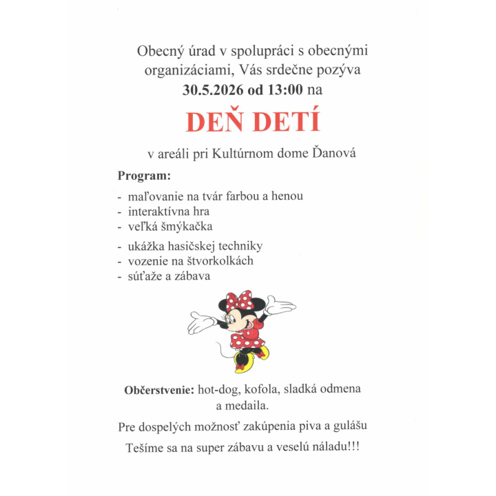 Deň detí 30.05.2026