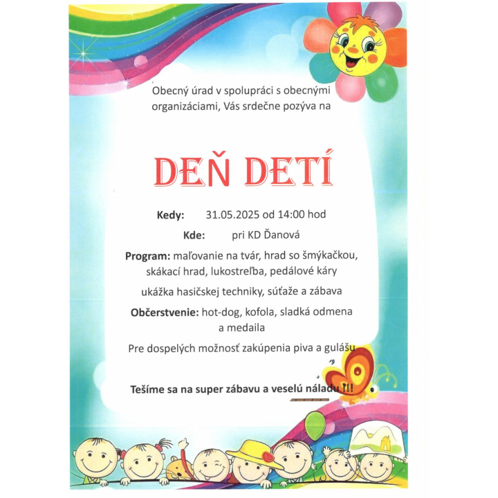 Deň detí 31.05.2025
