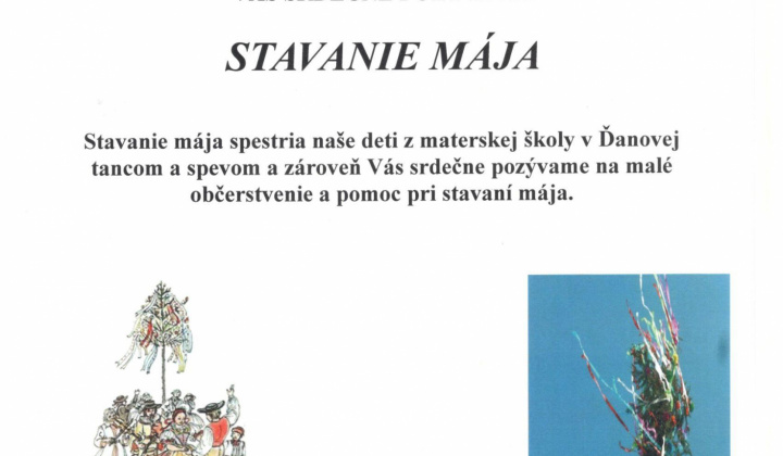 Aktuality / Stavanie mája 30.4.2025 - foto