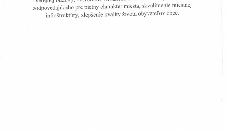 Aktuality / Rekonštrukcia a modernizácia domu smútku v obci Ďanová - foto