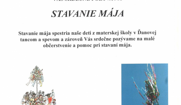 Aktuality / Stavanie mája 30.04.2026 - foto