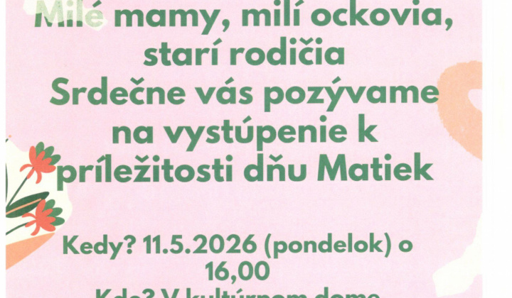 Aktuality / Deň matiek 11.5.2026 - foto