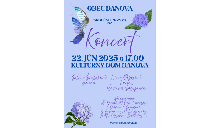 Koncert 22.6.2025