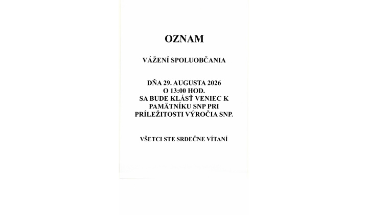 SNP 29.8.2026
