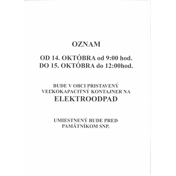 Zber elektroodpadu