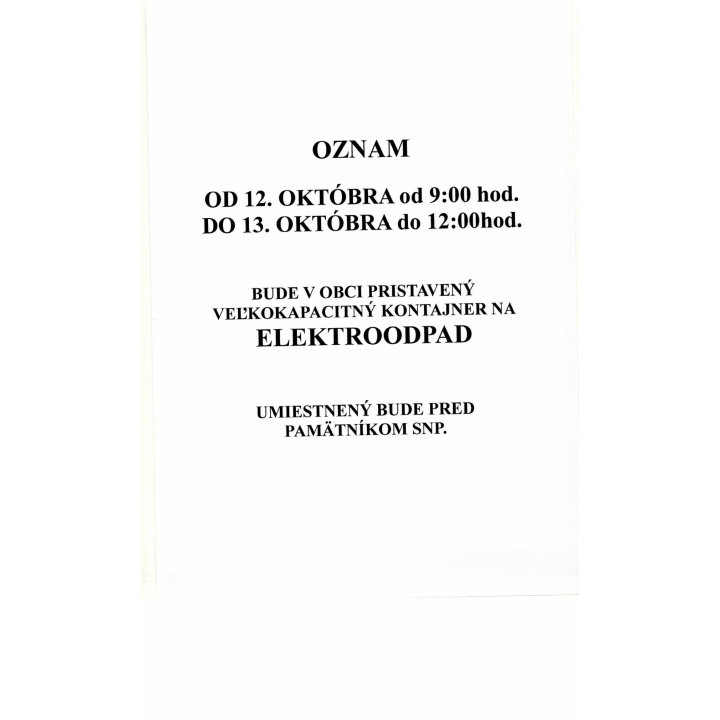 Zber elektroodpadu